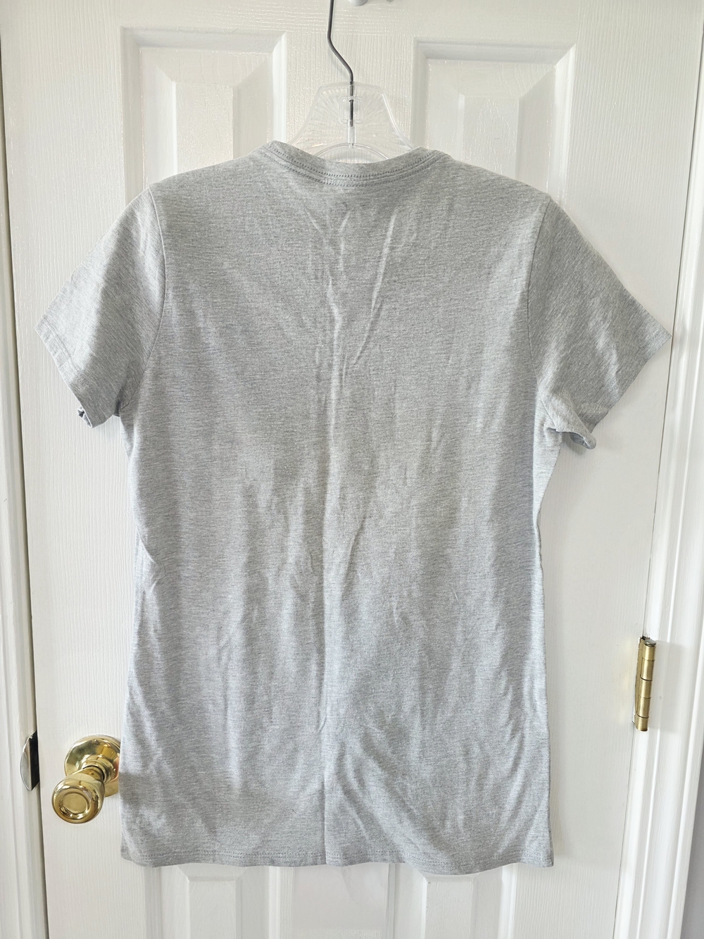 The North Face Girls Gray Tee Pink Logo Size Small - Picture 2 of 4